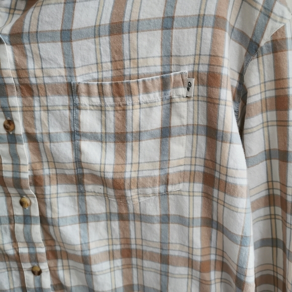 Obey button down plaid shirt - Picture 4 of 7